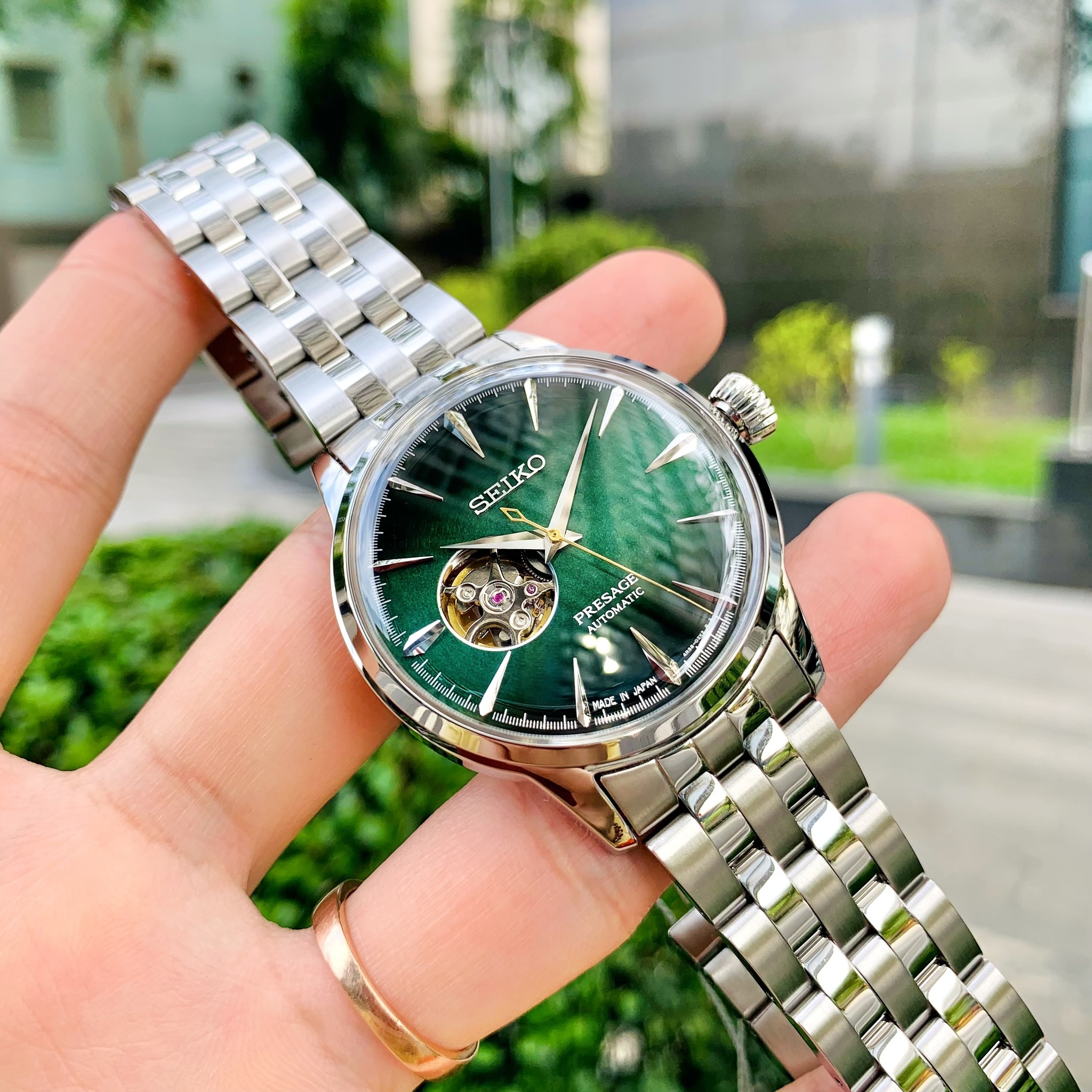 文字盤の色グリーン系【新品】SEIKO セイコー PRESAGE プレサージュ SARY201 - 腕時計(アナログ)