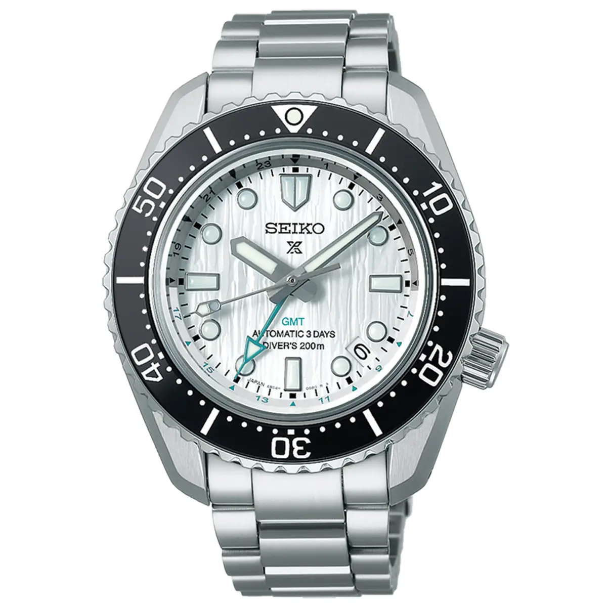 Đồng hồ Seiko Prospex Diver Scuba Limited Edition SBEJ019 mặt số màu bạc. Dây đeo bằng thép. Thân vỏ bằng thép.