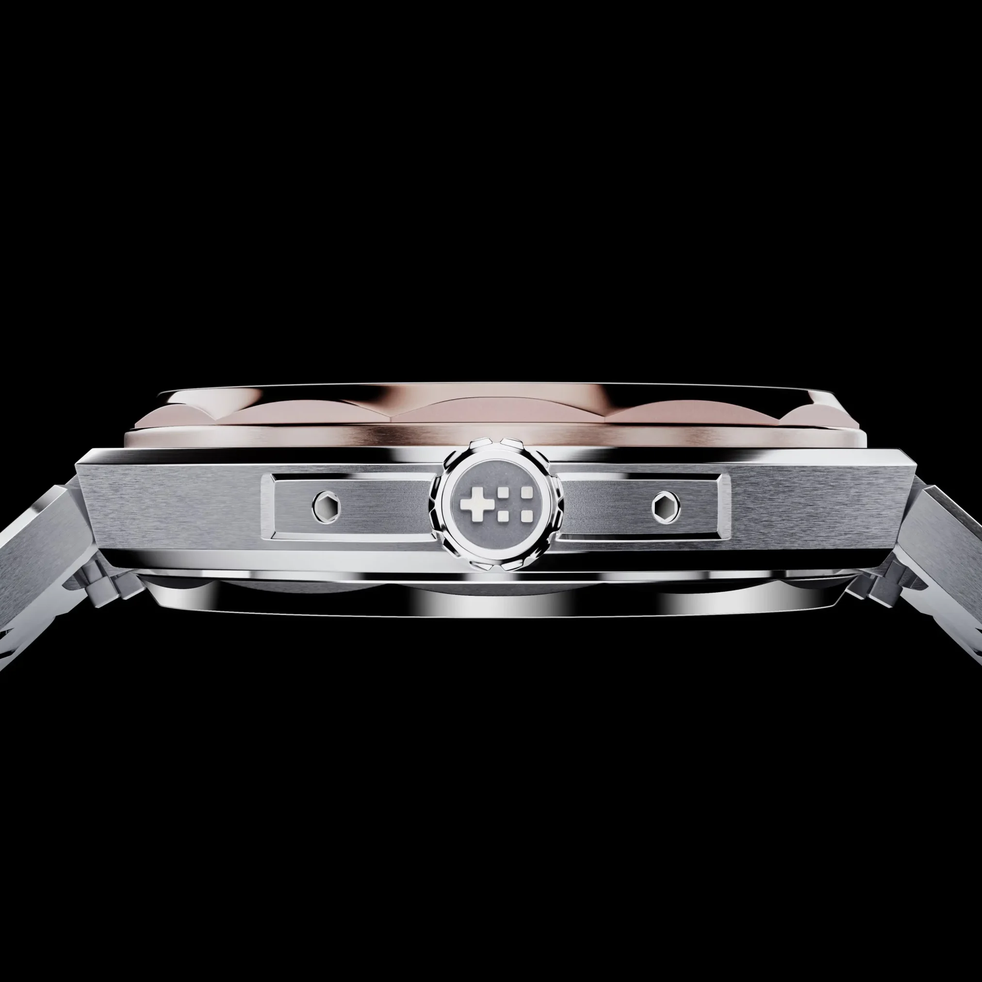 Đồng hồ Christopher Ward C12 The Twelve 36 Halo C12-36A2H1-S0AW0-B0 mặt số màu bạc. Thiết kế lộ cơ. Dây đeo bằng thép. Thân vỏ bằng thép.