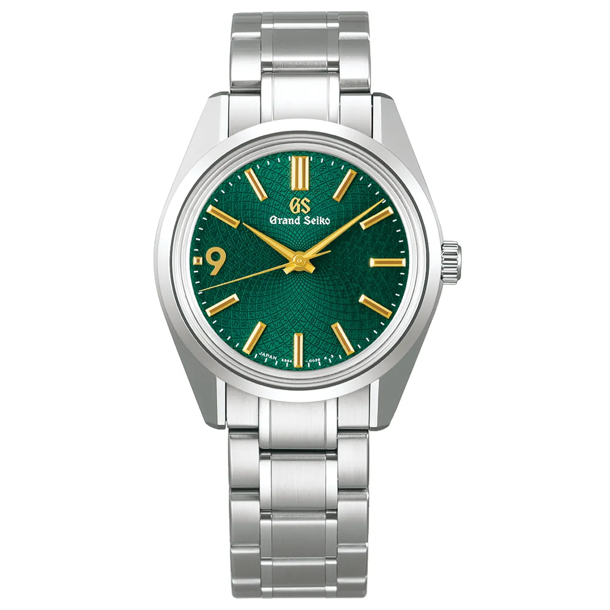 Đồng hồ Grand Seiko Hertiage Colleciton GS9 Club Limited Edition SBGW319 mặt số màu xanh. Dây đeo bằng thép. Thân vỏ bằng thép.