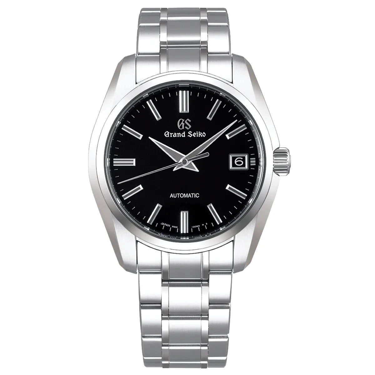 Đồng hồ Grand Seiko Heritage Collection SBGR317 với mặt số màu đen. Dây đeo bằng thép. Thân vỏ bằng thép.